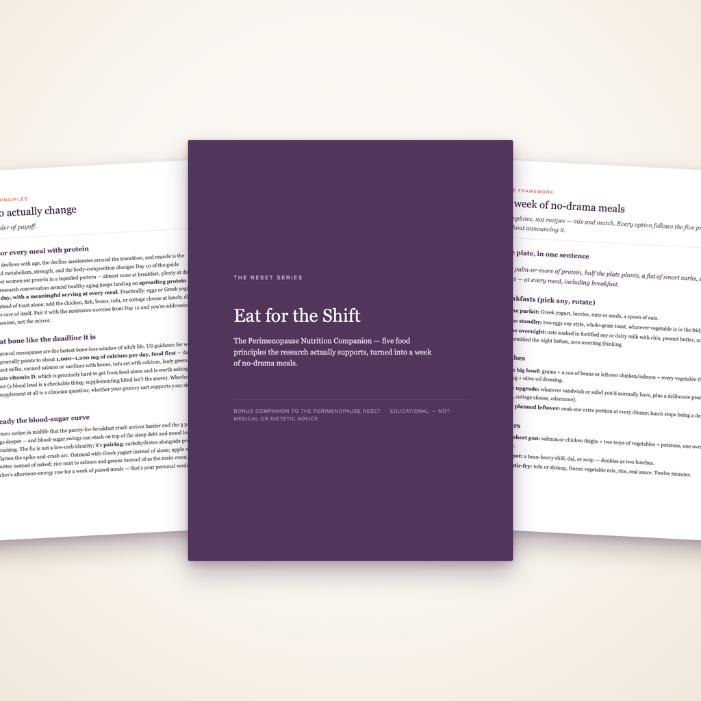 Eat for the Shift: The Perimenopause Nutrition Companion