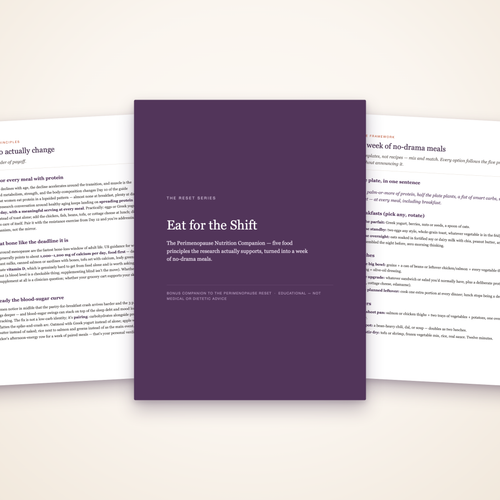 Eat for the Shift: The Perimenopause Nutrition Companion