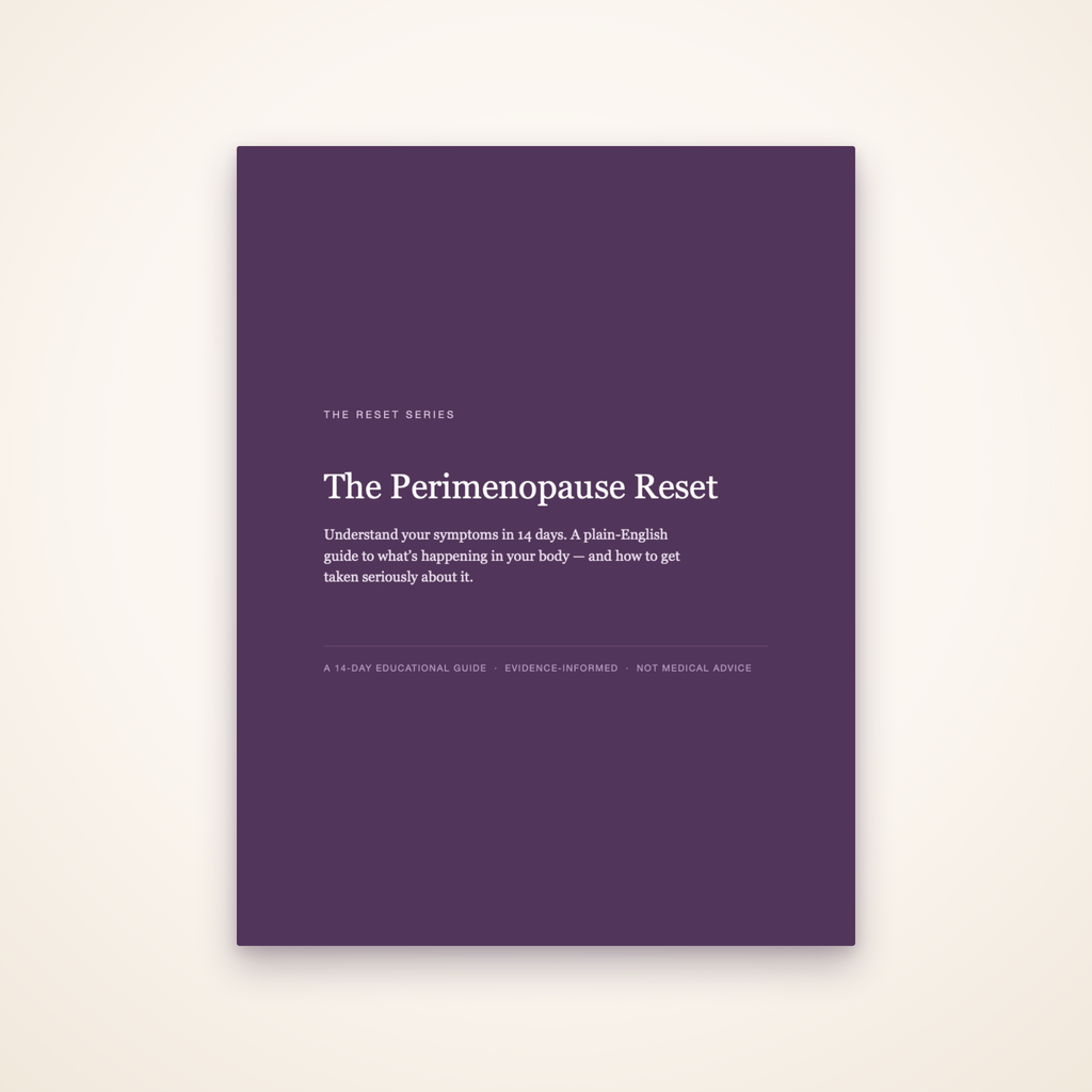 The Perimenopause Reset: Understand Your Symptoms in 14 Days