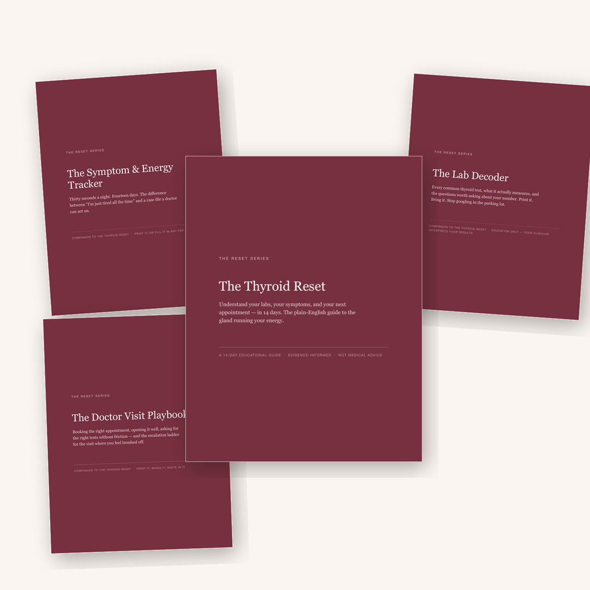 The Thyroid Reset four-PDF bundle